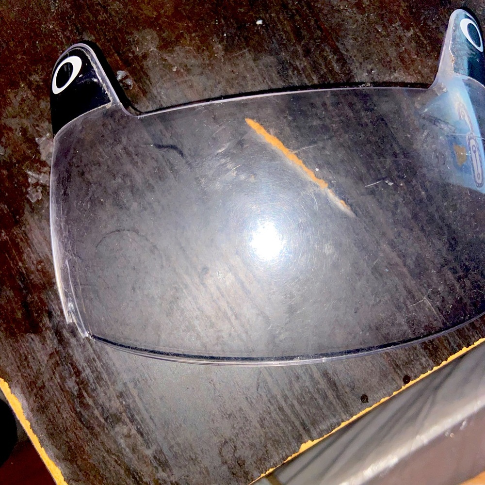 Clear Oakley Football Visor